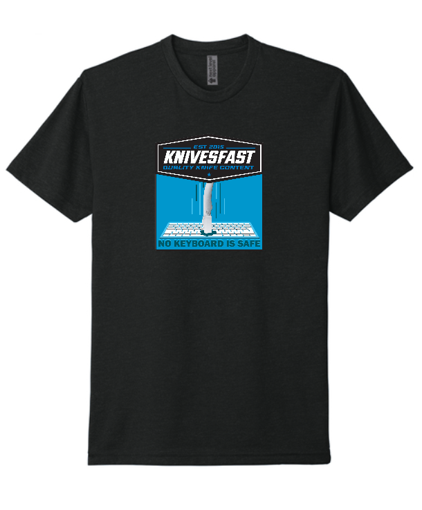 KnivesFAST Black Keyboard T-Shirt - Preorder