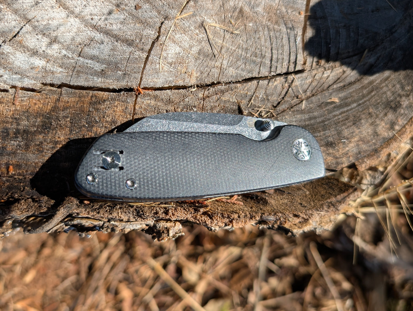 Tempest Microburst Black Micarta & Stonewash