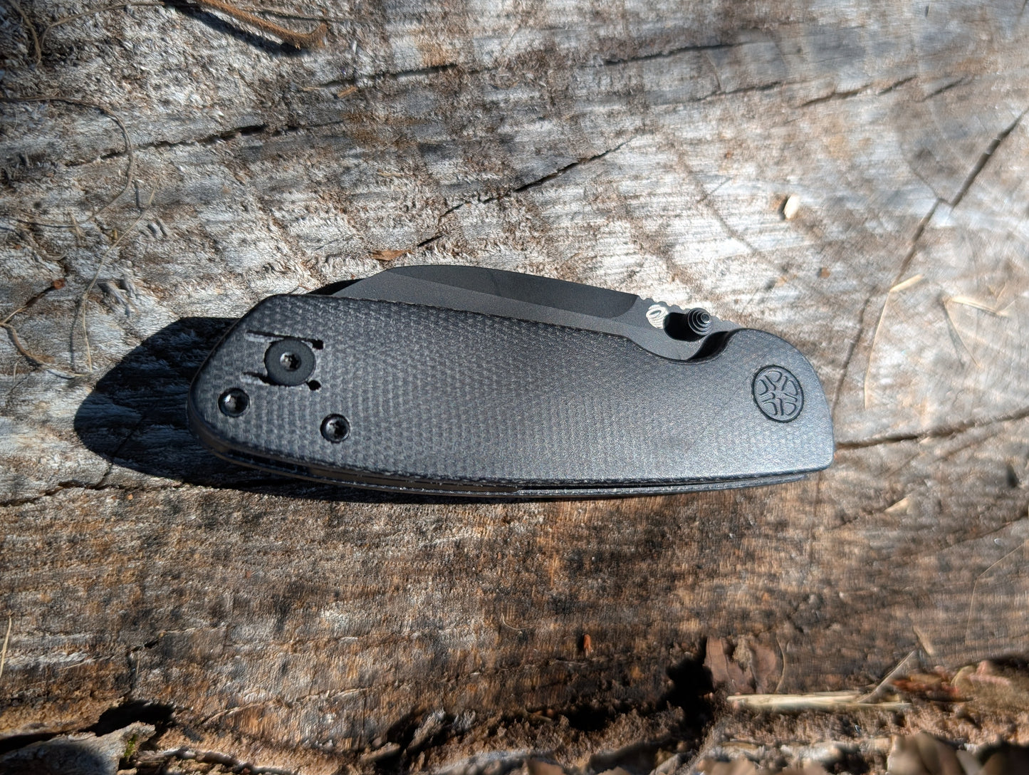 Tempest Microburst Black Micarta Black Blade