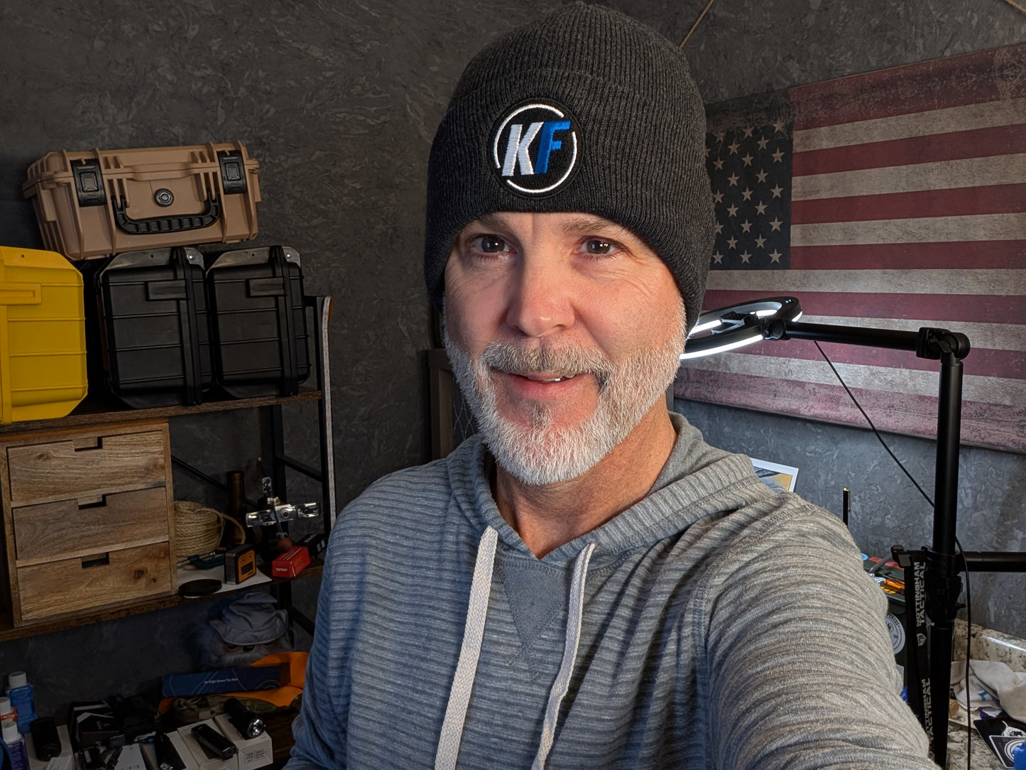 Dark Grey KnivesFAST Stocking Hat