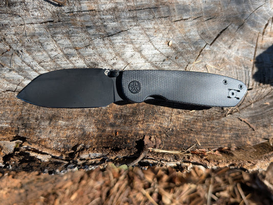 Tempest Microburst Black Micarta Black Blade